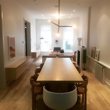 Brooklyn townhouse: living room