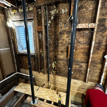 Current Canton water damaged main floor and Bathroom renovation
