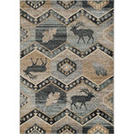 KAS - KAS Chester 5637 Seafoam Woodlands Area Rug, 5'x8' - Let's bring nature indoors! Chester is a machine woven collection designed of updated and trendy lodge looks in today's colors. You're sure to enjoy the feel of the woodsy outdoors in the comfort of your home! These rugs are made in Turkey of 100% polypropylene and have a 0.5" pile height.