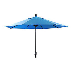 Christy Sports 9' Push Tilt Market Umbrella Powder Blue - Outdoor Umbrellas