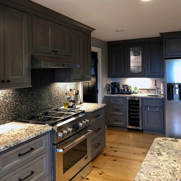 Kitchen with Gray Cabinetry