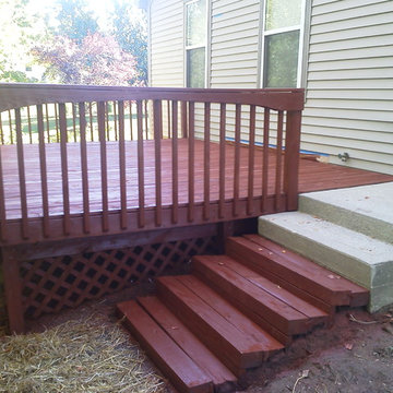 Solid Color Deck Strip - Re Stain With Semi Transparent