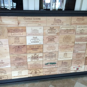 Framed Wine Panel Montage