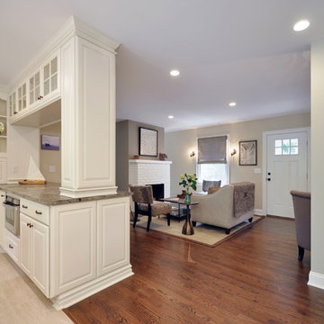 Dutch Colonial/transitional interior open spaces