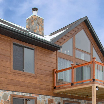 Concrete Log Siding Homes
