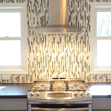 Two Tone Gray Kitchen in Oakton