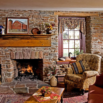 Overview of the living room renovation