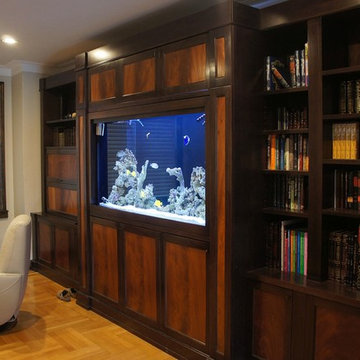 Custom Wall Unit Aquarium