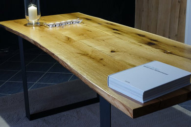 Live Edge Solid Oak Table