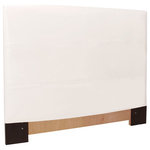 Amanda Erin - Avanti Twin Headboard Slipcover, White - Refresh the look of your slipcovered headboard simply by updating the cover! Change with the seasons, or on a whim. This piece features a white faux leather cover.