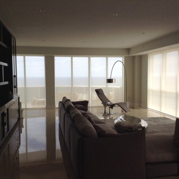 Ocean Front Condo with Motorized Shades
