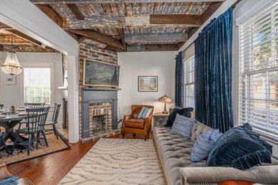 Living room - victorian living room idea in Atlanta