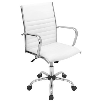 Lumisource Master Office Chair, White