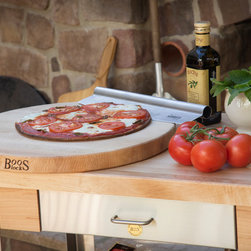 John Boos 18"Diameter x 1 1/2" Reversible Maple Cutting Board - Cutting Boards