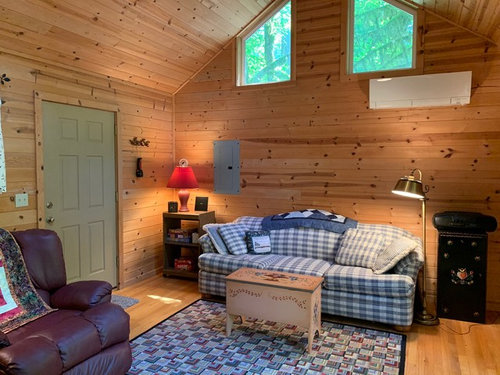Mountain Cabin Leave Knotty Pine Or Paint White