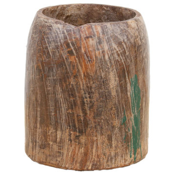 Old Wooden Grain Vessel