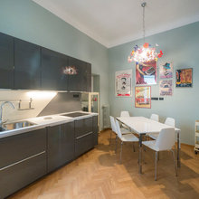 IKEA Kitchen Teal