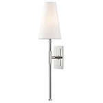 Hudson Valley Lighting - Bowery 1-Light Wall Sconce, Polished Nickel - Features: