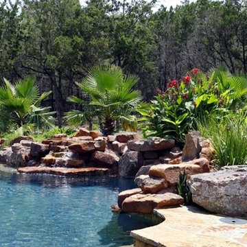 Waterfall and Rock Work