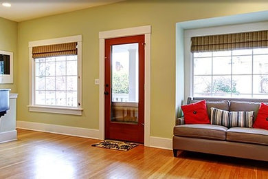Example of a classic family room design in Richmond
