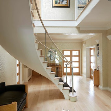 Maple & Chrome Staircase (5660)