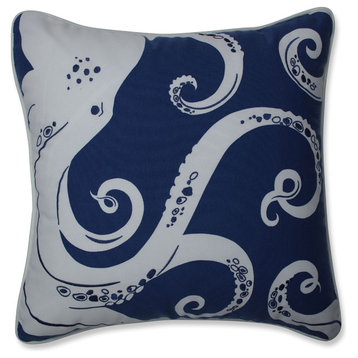 Outdoor/Indoor Ollie Octopus Outdoor/Indoor Throw Pillow