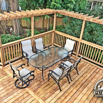 Raised Wooden Deck
