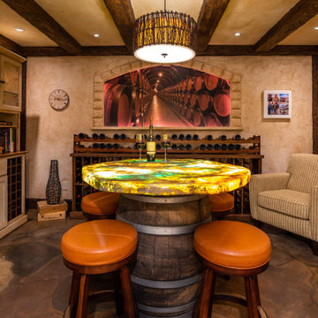 Gold Midwest Home Design Award & Coty Award Winning Wine Cellar & Tasting Room