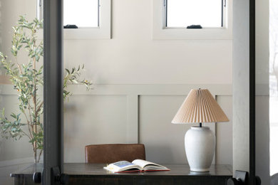 Home office - transitional home office idea in Minneapolis