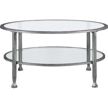 Jaymes Round Cocktail Table - Silver