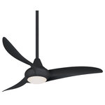 Minka Aire - Minka Aire Light Wave LED Ceiling Fan With Remote Control, Coal - Features