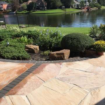 Flagstone Patio in The Woodlands