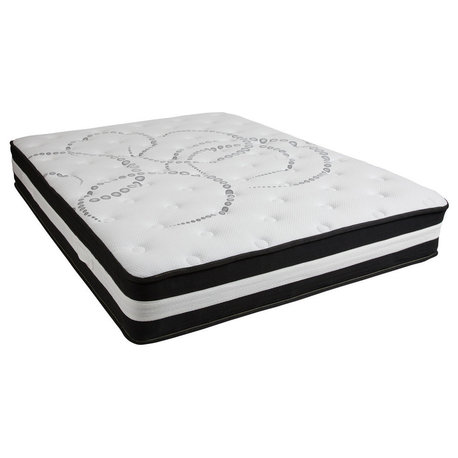 12 Inch Foam and Pocket Spring Mattress, Queen in a Box
