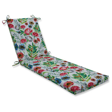 Outdoor/Indoor Flower Mania Petunia Chaise Lounge Cushion 80x23x3