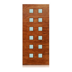 Mahogany Contemporary Wood Doors - Front Doors