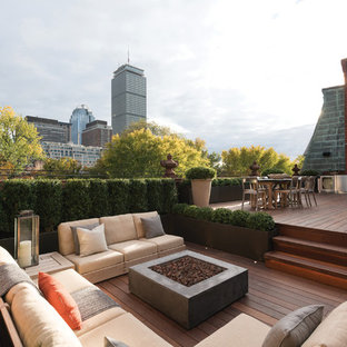 Boston rooftop garden