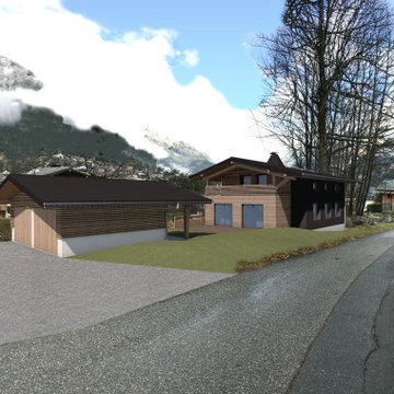Construction d'un chalet individuel à Chamonix