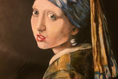 Girl with a Pearl Earring for Library Room