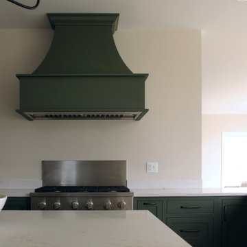 Green Cabinet Kitchen