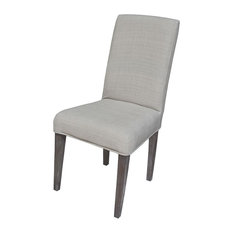 Couture Covers Parsons Chair Cover, Light Gray