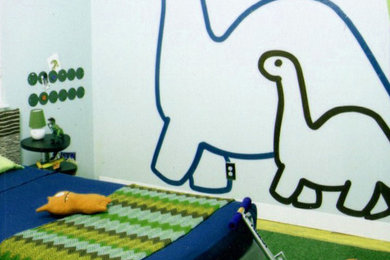 サンフランシスコにあるコンテンポラリースタイルのおしゃれな子供部屋の写真