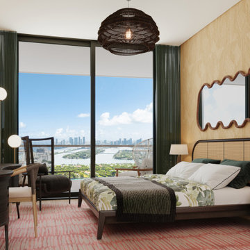 South Beach Penthouse Guest Bedroom