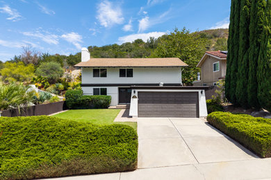 Example of a 1960s exterior home design in San Diego