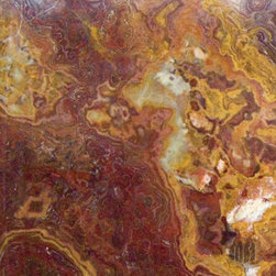 Multi Red Onyx Slab - Kitchen Countertops