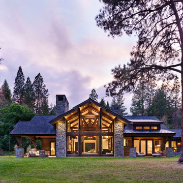 Luxury Timber Frame Mountain Home