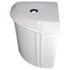 Dual Flush Corner Toilet Tank White Sheffield Grade A Vitreous China