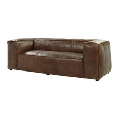 ACME Brancaster Sofa in Retro Brown Top Grain Leather