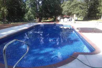 Minimalist pool photo in Charlotte