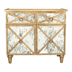 Worlds Away - Worlds Away Humphrey Crosshatch Chest - Accent Chests And Cabinets