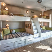 Built in bunk beds